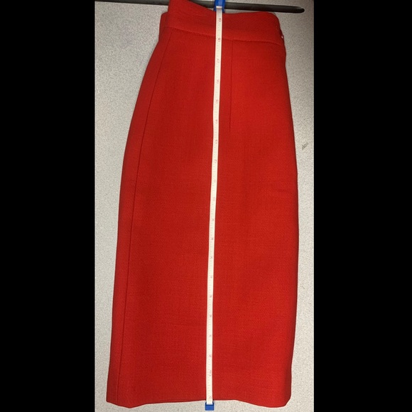 Dolce and Gabbana Vintage Red Wool Pencil … - Picture 6 of 6